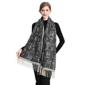 6366 Women Winter Scarf Warm Soft Cashmere Feel Giant Shawl
